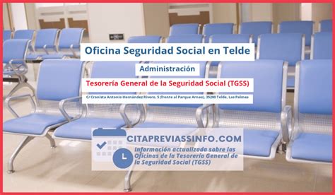 cita seguridad social telde|Cita en Tesoreria de Seguridad Social, Telde, C/ Cronista Antonio ...